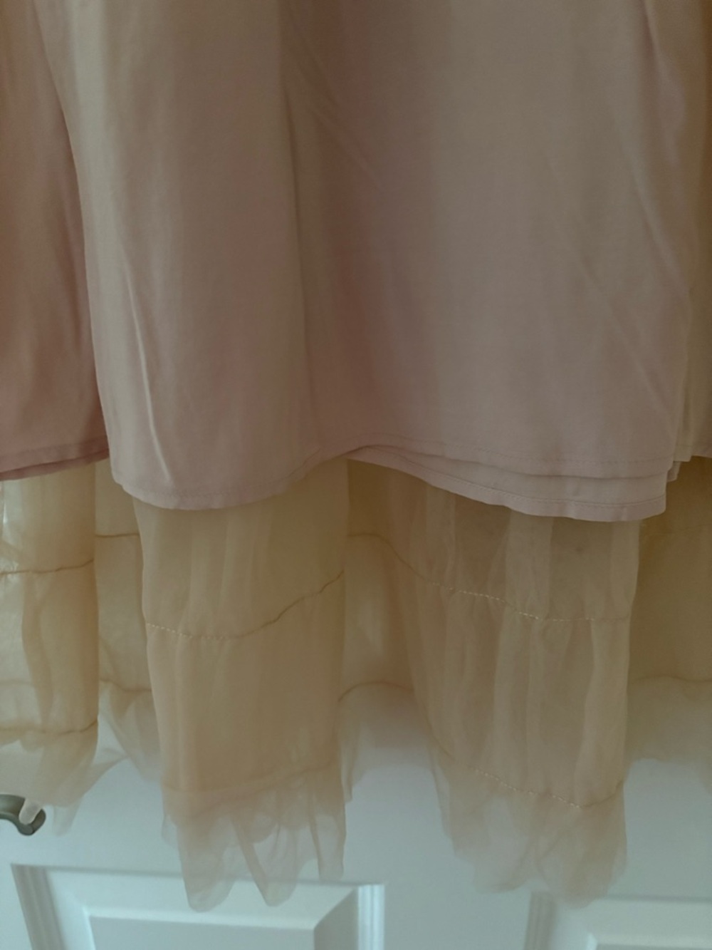 NWT By Anthropologie Shirred Tulle Maxi Skirt - Picture 8 of 8